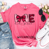 Love Like Jesus Shirt Cute Christian Sweatshirt Valentines Day Gift Cute Easter Shirts