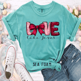 Love Like Jesus Shirt Cute Christian Sweatshirt Valentines Day Gift Cute Easter Shirts