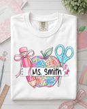 Custom Back-to-School Teacher's Personalized Shirt, Custom Name Shirts