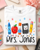 Custom Back-to-School Teacher's Personalized Shirt