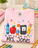 Custom Back-to-School Teacher's Personalized Shirt