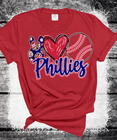 Philadelphia Peace Love Phillies Baseball shirt for Adults Kids Family Philly Baseball Drink shirt, Phillies 1883 Baseball Fans, Play Ball Apparel