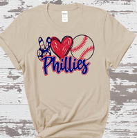 Philadelphia Peace Love Phillies Baseball shirt for Adults Kids Family Philly Baseball Drink shirt, Phillies 1883 Baseball Fans, Play Ball Apparel