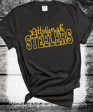 Custom PUFF Print Steelers Sweatshirt, Embossed Puff Spirit Wear Sweatshirt, Pittsburgh Steelers PUFF fan Gear NFL Football Playoff Shirts, Steelers Puff Vinyl Sweatshirts, 3D Embossed Football Gear