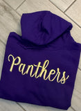 Custom Puff Print Local School Sweatshirt, Embossed Glitter Puff Spirit Wear Sweatshirt, Custom Metallic PUFF School Mascot Sweatshirt, Gift Idea, FYP For your school Puff Print