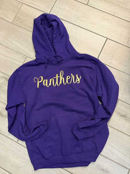 Custom Puff Print Local School Sweatshirt, Embossed Glitter Puff Spirit Wear Sweatshirt, Custom Metallic PUFF School Mascot Sweatshirt, Gift Idea, FYP For your school Puff Print