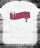 Texas Rangers Baseball shirt Family Baseball Fan Spirit shirts, Custom LIttle League Baseball, Play Ball Apparel