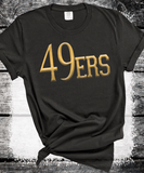 Custom PUFF Print 49ers Sweatshirt, Embossed Puff Spirit Wear Sweatshirt, San Francisco 49ers PUFF fan Gear NFL Football Playoff Shirts, 49ers Puff Vinyl Sweatshirts, 3D Embossed Football Gear