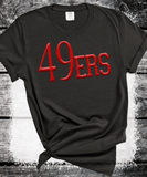 Custom PUFF Print 49ers Sweatshirt, Embossed Puff Spirit Wear Sweatshirt, San Francisco 49ers PUFF fan Gear NFL Football Playoff Shirts, 49ers Puff Vinyl Sweatshirts, 3D Embossed Football Gear