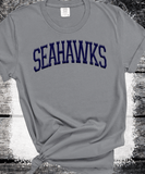 Custom PUFF Print Seahawks Sweatshirt, Embossed Puff Spirit Wear Sweatshirt, Seattle Seahawks PUFF fan Gear NFL Football Playoff Shirts, Seattle Puff Vinyl Sweatshirts, 3D Embossed Football Gear