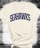 Custom PUFF Print Seahawks Sweatshirt, Embossed Puff Spirit Wear Sweatshirt, Seattle Seahawks PUFF fan Gear NFL Football Playoff Shirts, Seattle Puff Vinyl Sweatshirts, 3D Embossed Football Gear