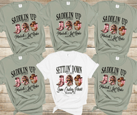 Custom Last Rodeo Bachelorette Shirts Same Cowboy Forever Last Hoedown Country Bach Nashville Bachelorette Party Cowgirl Bridal Party Shirts