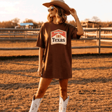 Comfort Colors® She's from Texas Music Inspired graphic tee, funny sarcastic shirt, trendy western aesthetic cowgirl summer top, gift for her, retro rodeo club apparel