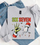 Comfort Colors® Latch Hook Yarn  Faux Six Seven Christmas, Yarn Six Seven 6 7 Meme, Funny Santa Hands, Grinch Hands, Viral Meme, Yarn Crochet