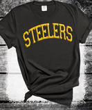 Custom PUFF Print Steelers Sweatshirt, Embossed Puff Spirit Wear Sweatshirt, Pittsburgh Steelers PUFF fan Gear NFL Football Playoff Shirts, Steelers Puff Vinyl Sweatshirts, 3D Embossed Football Gear