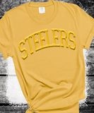 Custom PUFF Print Steelers Sweatshirt, Embossed Puff Spirit Wear Sweatshirt, Pittsburgh Steelers PUFF fan Gear NFL Football Playoff Shirts, Steelers Puff Vinyl Sweatshirts, 3D Embossed Football Gear