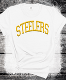 Custom PUFF Print Steelers Sweatshirt, Embossed Puff Spirit Wear Sweatshirt, Pittsburgh Steelers PUFF fan Gear NFL Football Playoff Shirts, Steelers Puff Vinyl Sweatshirts, 3D Embossed Football Gear