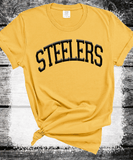 Custom PUFF Print Steelers Sweatshirt, Embossed Puff Spirit Wear Sweatshirt, Pittsburgh Steelers PUFF fan Gear NFL Football Playoff Shirts, Steelers Puff Vinyl Sweatshirts, 3D Embossed Football Gear