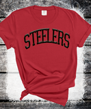 Custom PUFF Print Steelers Sweatshirt, Embossed Puff Spirit Wear Sweatshirt, Pittsburgh Steelers PUFF fan Gear NFL Football Playoff Shirts, Steelers Puff Vinyl Sweatshirts, 3D Embossed Football Gear