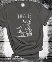 Comfort Colors® This Is Bull Shit Shirt, Joke T-shirt, Girl Tee, Animal Lover Gift, Gift For Woman, Funny Gift Tee, Farmlife,