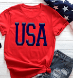 Comfort Colors USA PUFF Embossed / 3D 4th of July Independence Day Family, USA 250th Anniversary Shirts, 250 Years of Freedom 1776 - 2026 4th of July