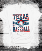 Vintage Texas Rangers Baseball shirt Family Baseball Fan Spirit shirts, Custom LIttle League Baseball, Play Ball Apparel
