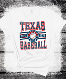 Vintage Texas Rangers Baseball shirt Family Baseball Fan Spirit shirts, Custom LIttle League Baseball, Play Ball Apparel
