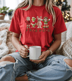 Comfort Colors® FRIENDS / Christmas T-Shirt, Faux Yarn 3D Holiday sweatshirt, Christmas Gift Shirt, Matching family T-Shirt Holiday matching family knit look /  FYP Viral Trending Sweatshirts / Funny Holiday Crewneck