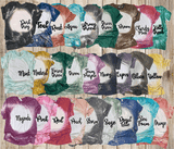 Hippy Good Vibes only Smiley face Easter Bleached Shirts Distressed Tees