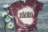 Bonus Mom Leopard print Bleach / DTF shirt