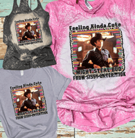 TV Show Movie Inspired Distressed Tees Vintage Bleached Bella Canvas Shirts Feeling Cute Steal Bud from Sissy