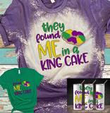 Mardi Gras Let the Shenanigans begin Distressed Bleached Tees / DTF Shirts