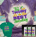 Mardi Gras Let the Shenanigans begin Distressed Bleached Tees / DTF Shirts