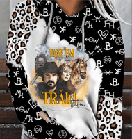 Yellowstone Dutton Ranch inspired Take 'em to train station RIP Wheeler Leopard Brand print Hoodie