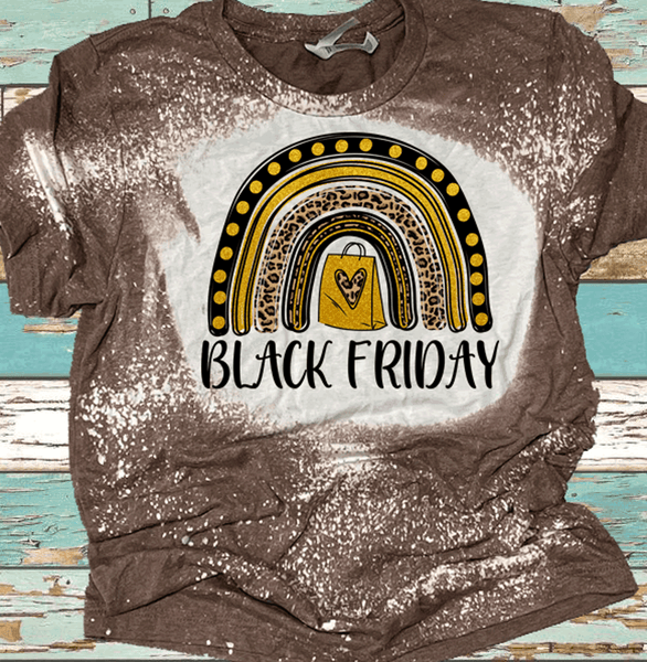 Matching Black Friday Family Shirts Distressed Vintage Bleached Black Friday Rainbow